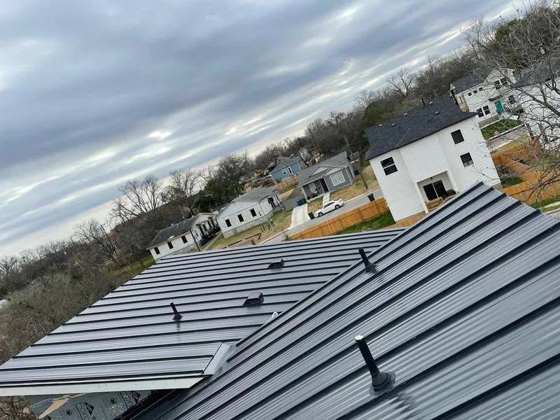 Standing seam metal roof panels with vents for Skylight Repair in Clarkstown